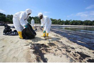 Oil spill clean-up at Singapore’s Sentosa takes three months: official